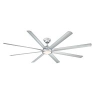 Hydra 1-Light 96" Ceiling Fan in Titanium Silver