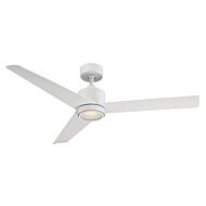 Lotus 1-Light 54" Ceiling Fan in Matte White