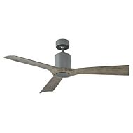 Aviator 54" Ceiling Fan in Graphite with Weathered Gray