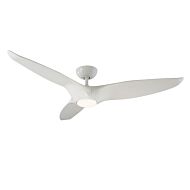 Morpheus III 1-Light 60" Ceiling Fan in Gloss White