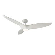 Morpheus III 1-Light 60" Ceiling Fan in Gloss White