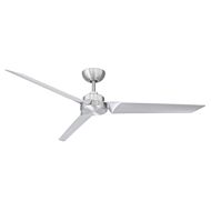 Roboto 62" Ceiling Fan in Brushed Aluminum with Titanium