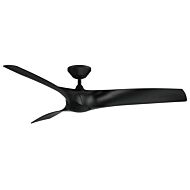 Modern Forms Zephyr 62 Inch Indoor/Outdoor Ceiling Fan in Matte Black