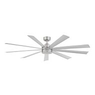 Wynd Xl 1-Light 72" Ceiling Fan in Stainless Steel