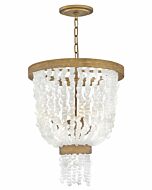 Fredrick Ramond Dune 4-Light Pendant In Burnished Gold