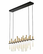 Fredrick Ramond Echo Linear Chandelier In Black*