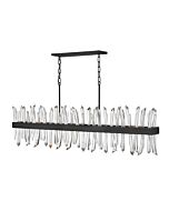 Fredrick Ramond Revel 6-Light Linear Chandelier In Black*