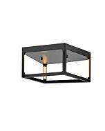 Fredrick Ramond Onyx Flush Mount Ceiling Light In Black*