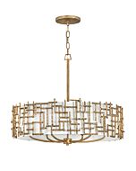 Fredrick Ramond Farrah 6-Light Chandelier In Burnished Gold