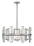 Fredrick Ramond Odette 9-Light Chandelier In Polished Nickel*