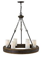 Fredrick Ramond Cabot 6-Light Pendant In Rustic Iron*