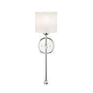 Fusion 1-Light Wall Sconce in Chrome