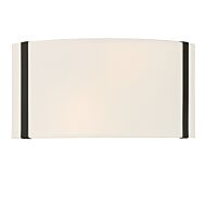 Fulton Two Light Wall Sconce in Black by Crystorama