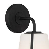 Fulton 1-Light Wall Mount in Black