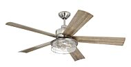 Craftmade Garrick 3 Light Indoor Ceiling Fan in Brushed Polished Nickel