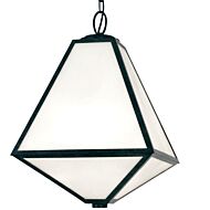 Brian Patrick Flynn for Crystorama Glacier 21 Inch Outdoor Hanging Light in Black Charcoal