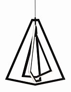 Gianna LED Pendant in Black by AFX Lighting