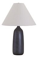 Scatchard 1-Light Table Lamp in Black Matte