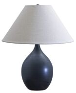 Scatchard 1-Light Table Lamp in Black Matte