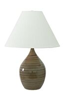 Scatchard 1-Light Table Lamp in Tigers Eye