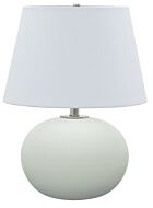 Scatchard 1-Light Table Lamp in White Matte