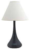 Scatchard 1-Light Table Lamp in Black Matte