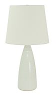 Scatchard 1-Light Table Lamp in White Gloss