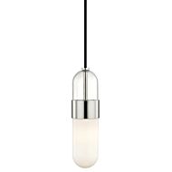 Mitzi Emilia 11 Inch Pendant Light in Polished Nickel