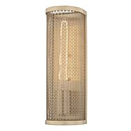 Mitzi Britt 14 Inch Wall Sconce in Aged Brass