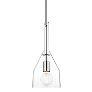 Mitzi Sloan 17 Inch Mini Pendant in Polished Nickel