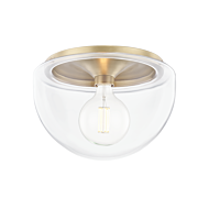 Mitzi Grace Ceiling Light in Aged Brass