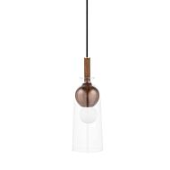 Mitzi Dani Pendant Light in Aged Brass