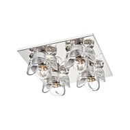 Mitzi Shea 4 Light Ceiling Light in Polished Nickel