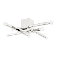 Mitzi Dona 8 Light Ceiling Light in Polished Nickel