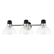 Camile Three Light Bath and Vanity in Polished Nickel by Mitzi