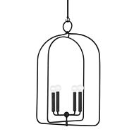 Mallory Four Light Pendant in Aged Iron by Mitzi