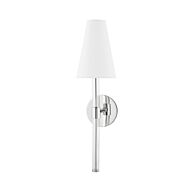 Janelle One Light Wall Sconce in Polished Nickel by Mitzi