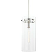 Haisley One Light Pendant in Polished Nickel by Mitzi