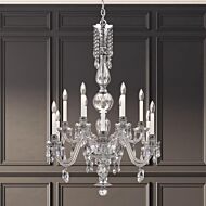 Hamilton Nouveau 12 Light Chandelier in Silver by Schonbek