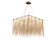 Fountain Ave 8-Light LED Chandelier in Gold