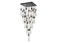 Boa 41-Light 4Pendant in Dark Bronze