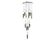 The Original Aspen 13 Light Flush MountPendant in Chrome by Avenue Lighting