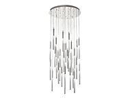 Boa 31-Light 3Pendant in Polished Nickel