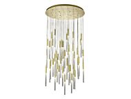 Boa 51-Light 5Pendant in Brushed Brass