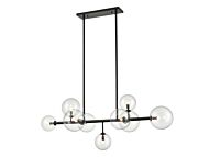 Delilah 9-Light Chandelier in Black