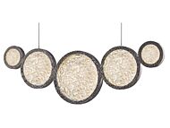 Bottega LED Chandelier in Polished Nickel