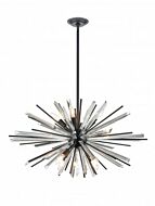 Palisades Ave 8-Light Chandelier in Black