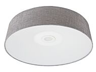 Cermack St LED Flush Mount in Grey Linen