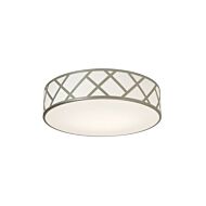 Haven Three Light Flush Mount in Satin Nickel by AFX Lighting