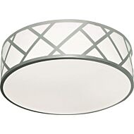 Haven LED Flush Mount in Satin Nickel by AFX Lighting